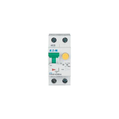Eaton RCD, 6A, 2 Pole, 30mA, Type C, 230V
