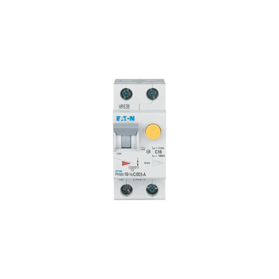 Eaton RCD, 16A, 2 Pole, 30mA, Type C