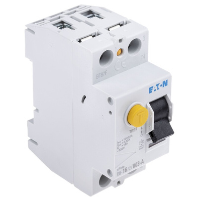 Eaton PXF-A RCCB, 16A, 1P+N Pole, 30mA, Type A, 230V ac
