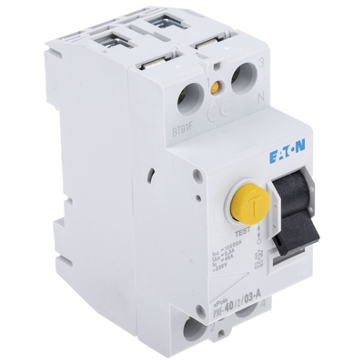 Eaton PXF-A RCCB, 40A, 1P+N Pole, 300mA, Type A