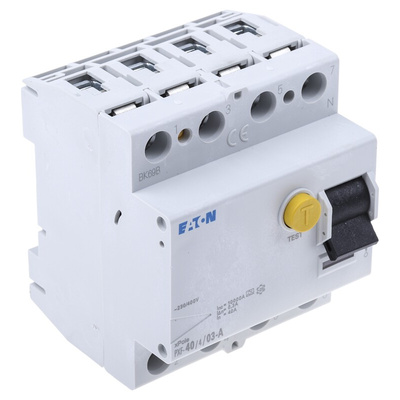 Eaton PXF-A RCCB, 40A, 3P+N Pole, 300mA, Type A