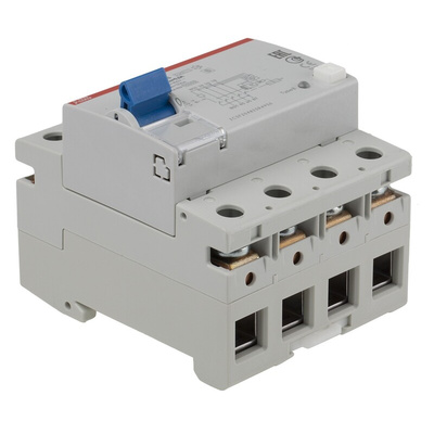 ABB F200 RCCB, 125A, 4 Pole, 500mA, 400V ac