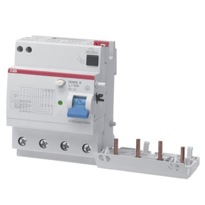 ABB DDA200 RCD, 40A, 4 Pole, 30mA, Type B