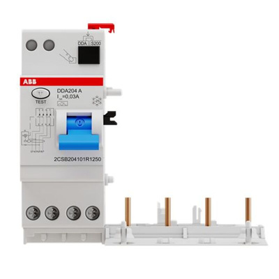 ABB DDA200 RCD, 25A, 4 Pole, 30mA