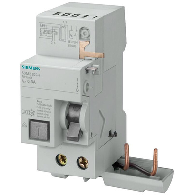 Siemens 5SM2323 RCCB, 40A, 2 Pole, 30mA, Type AC, 230V ac