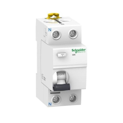 Schneider Electric Acti9 iIDK RCCB, 25A, 2 Pole, 300mA, Type AC, 220 → 240V ac