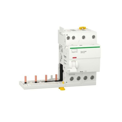 Schneider Electric Acti9 iTG40 RCCB, 63A, 4 Pole, 30mA, Type AC, 400V ac