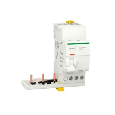 Schneider Electric Acti9 iDT40 RCCB, 40A, 3 Pole, 300mA, Type AC, 400V ac