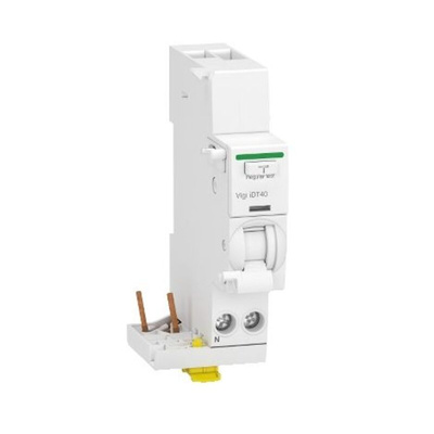 Schneider Electric Acti9 iDT40 RCCB, 40A, 1P+N Pole, 300mA, Type AC, 230V ac