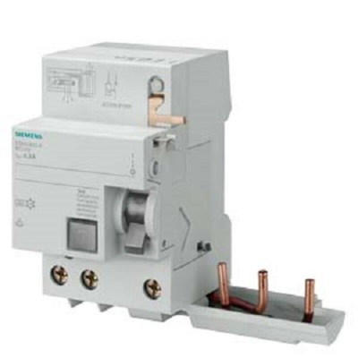 Siemens SENTRON 5SM2xxx RCCB, 63A, 3 Pole, 300mA, Type A, 400V ac