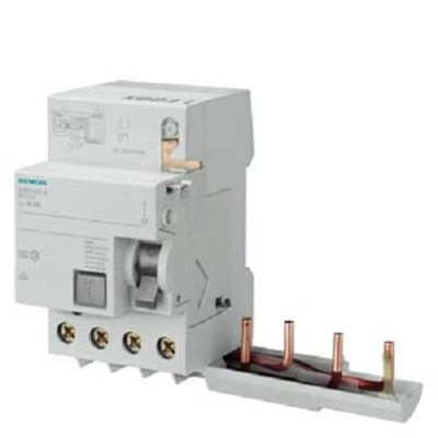 Siemens SENTRON 5SM2xxx RCCB, 63A, 4 Pole, 300mA, Type A, 400V ac