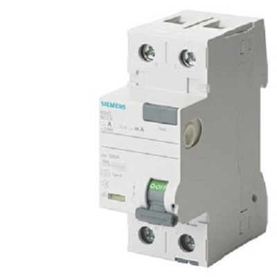 Siemens SENTRON 5SV3xxx RCCB, 63A, 2 Pole, 300mA, Type A, 230V ac