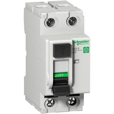 Schneider Electric GFP RCCB, 63A, 2 Pole, 240V