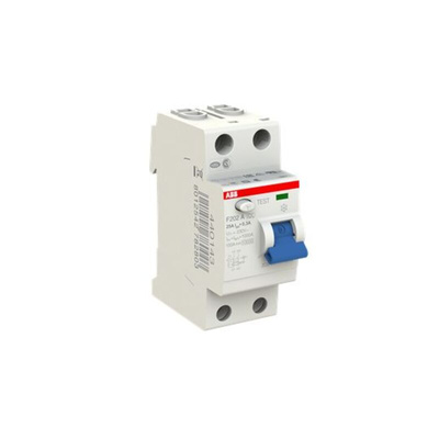 ABB F200 RCCB, 25A, 2 Pole, 300mA, Type A, 230V