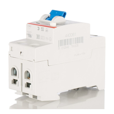 ABB F200 RCCB, 63A, 2 Pole, 30mA, Type AC