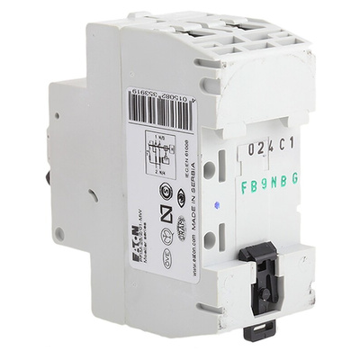 Eaton RCCB, 25A, 1P+N Pole, 100mA, Type AC