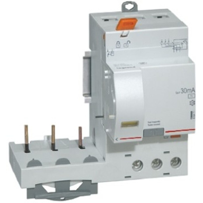 Legrand DX3 RCD, 40A, 3 Pole, 30mA, Type AC