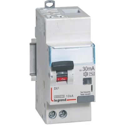 Legrand DX3 RCD, 16A, 1P+N Pole, 30mA