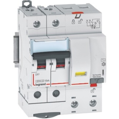 Legrand DX3 RCD, 16A, 1P+N Pole, 300mA, Type AC