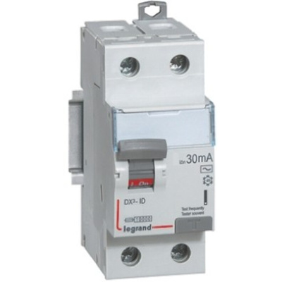 Legrand DX3 RCD, 63A, 1P+N Pole, 300mA, Type AC