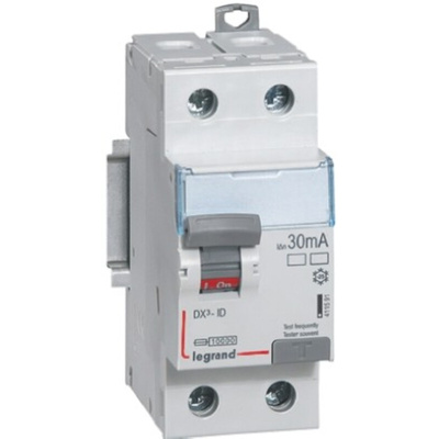 Legrand DX3 RCD, 40A, 1P+N Pole, 30mA, Type A