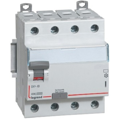 Legrand DX3 RCCB, 63A, 3P+N Pole, 300mA, Type AC