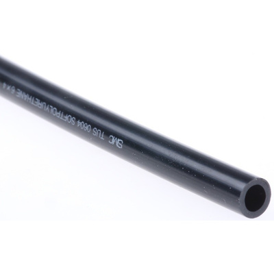 SMC Air Hose Black Polyurethane 6mm x 20m TUS Series