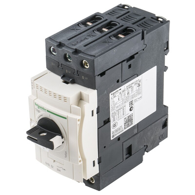 Schneider Electric TeSys Thermal Circuit Breaker - GV3 3 Pole 690V Voltage Rating DIN Rail Mount, 32A Current Rating