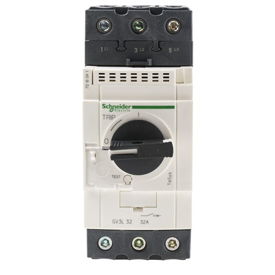 Schneider Electric TeSys Thermal Circuit Breaker - GV3 3 Pole 690V Voltage Rating DIN Rail Mount, 32A Current Rating