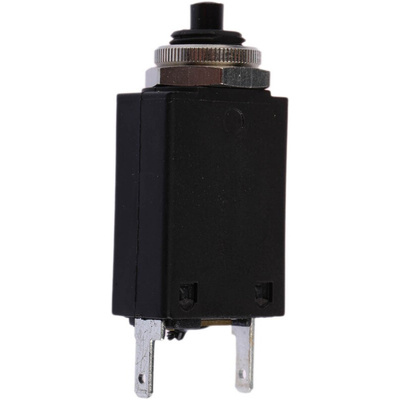 ETA Thermal Circuit Breaker - 106-P30 Single Pole 250V Voltage Rating Panel Mount, 1A Current Rating