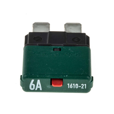 ETA Thermal Circuit Breaker - 1610 Single Pole 32V dc Voltage Rating, 6A Current Rating