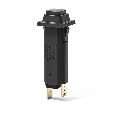 ETA Thermal Circuit Breaker - 1110 Single Pole 250V Voltage Rating Panel Mount, 1A Current Rating
