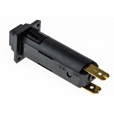 ETA Thermal Circuit Breaker - 1110 Single Pole 250V Voltage Rating Panel Mount, 10A Current Rating