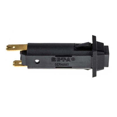 ETA Thermal Circuit Breaker - 1110 Single Pole 250V Voltage Rating Panel Mount, 16A Current Rating