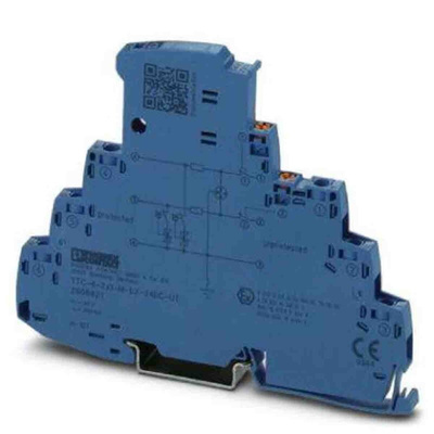 Phoenix Contact 2 Phase Surge Protector, 10kA, DIN Rail Mount