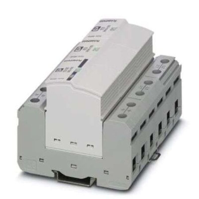 Phoenix Contact 2 Phase Surge Protector, 50kA, DIN Rail Mount