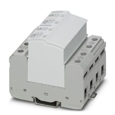 Phoenix Contact 2 Phase Surge Protector, 100kA, DIN Rail Mount