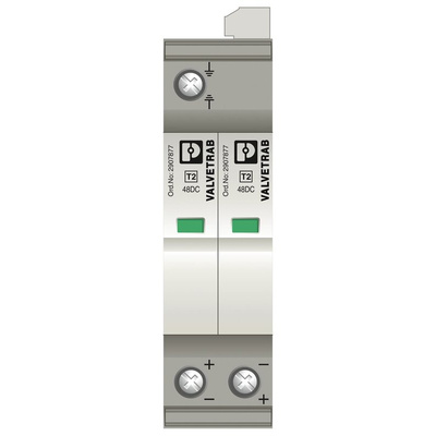 Phoenix Contact Surge Protector, 800V (Volts), DIN Rail Mount