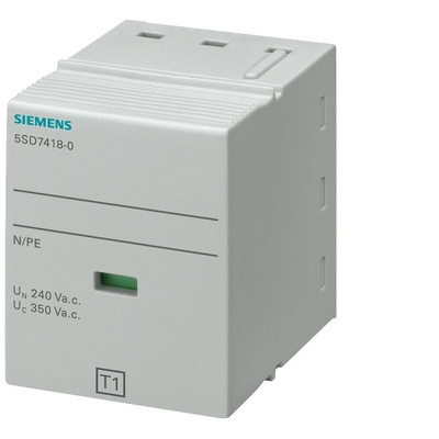 Siemens 1 Phase Surge Protector, Plug In Mount