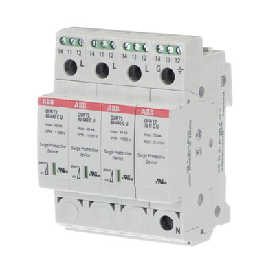 ABB 4 Phase Industrial Surge Protector, 100kA, 1.2kV