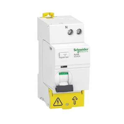 Schneider Electric Acti9 iIG40K RCCB, 25A, 1P+N Pole, 30mA, Type AC, 220 → 240V ac