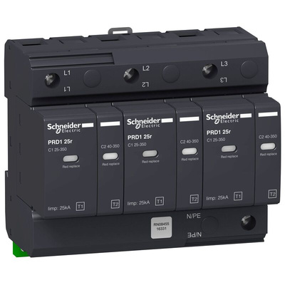 Schneider Electric Surge Arrester, DIN Rail Mount