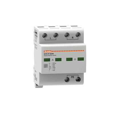 Lovato Single Phase Surge Protector, 100kA, DIN Rail Mount