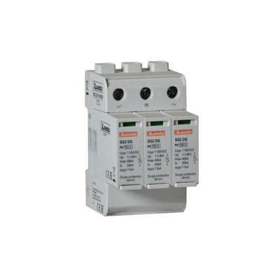Lovato Single Phase Surge Protector, 40kA, DIN Rail Mount