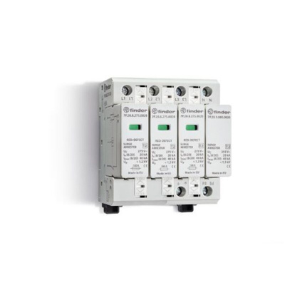Finder 3 Phase Surge Protector, 40kA, 275V ac