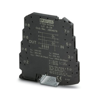 Phoenix Contact Surge Protector, DIN Rail Mount