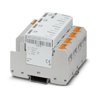Phoenix Contact Surge Arrester, 1.6kV, DIN Rail Mount