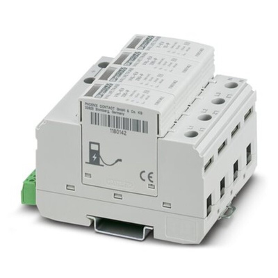 Phoenix Contact 3 Phase Surge Arrester, DIN Rail Mount