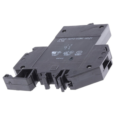 ETA Thermal Circuit Breaker - 2210 Single Pole 277, 480V Voltage Rating DIN Rail Mount, 500mA Current Rating