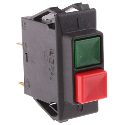 ETA Thermal Circuit Breaker - 3120 2 Pole Snap In, 10A Current Rating